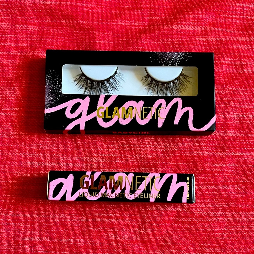 Glamnetic BABYGIRL lashes & liner combo NEW